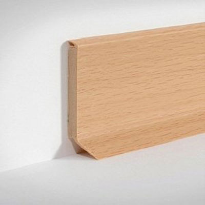 s60-d058 Doellken Skirting S 60 LT light beech core skirting S 60 flex life Top