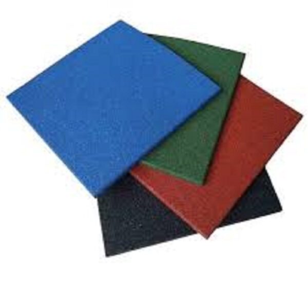 BHUSHAN Multicolor Rubber Floor Tile, For Indoor And Outdoor