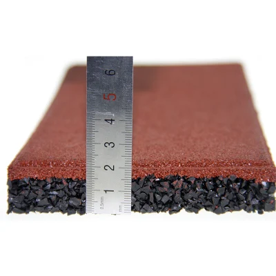 Outdoor Children Playground Rubber Tiles or Garden Rubber Floor Mats