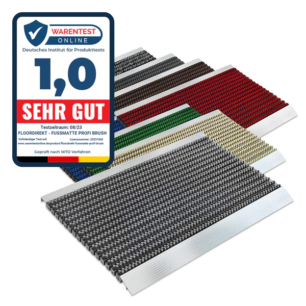 Commercial Door Mat Commercial Door Mat | Profi Brush | Dirt-trapping Mat With Aluminium Frame - Image 1