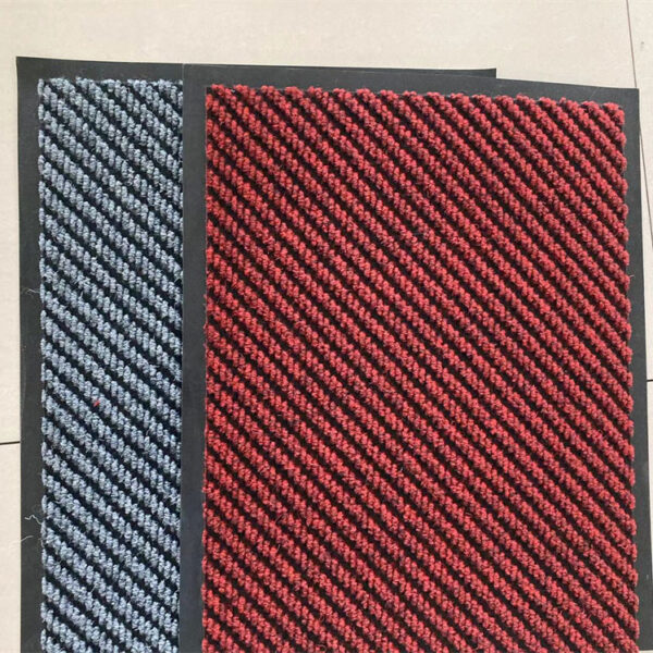 Needle Punched Jacquard Fabric PVC Doormat