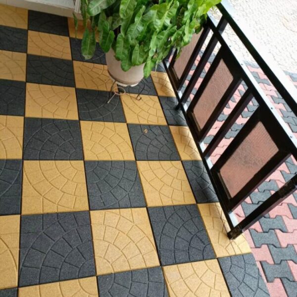 Rubber Plain And Turtle Tiles