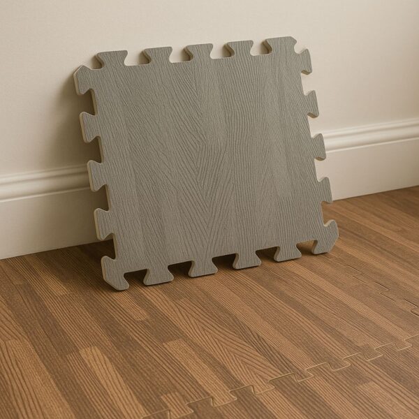 Large Foam Floor Wood Grass Effect Interlocking Play Home Workout Soft Tiles Mat