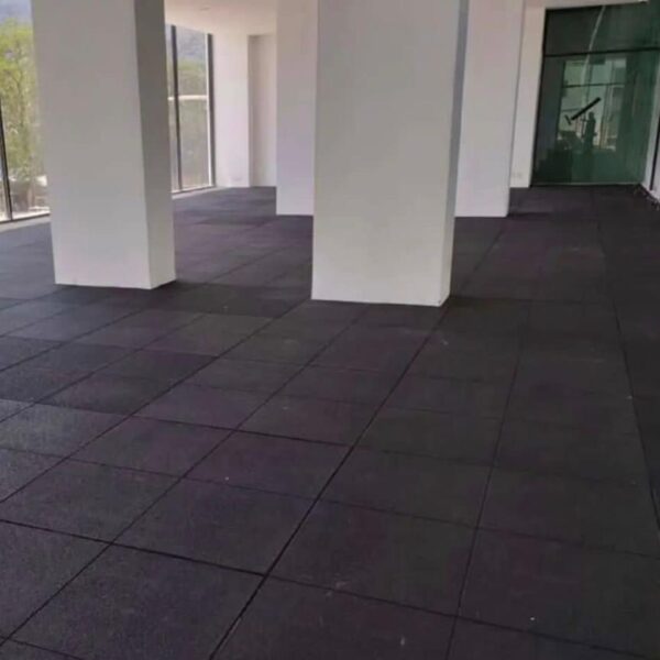 Rubber Mat Flooring 4' x 6' x 3/4" for Gym - Diamond Surface