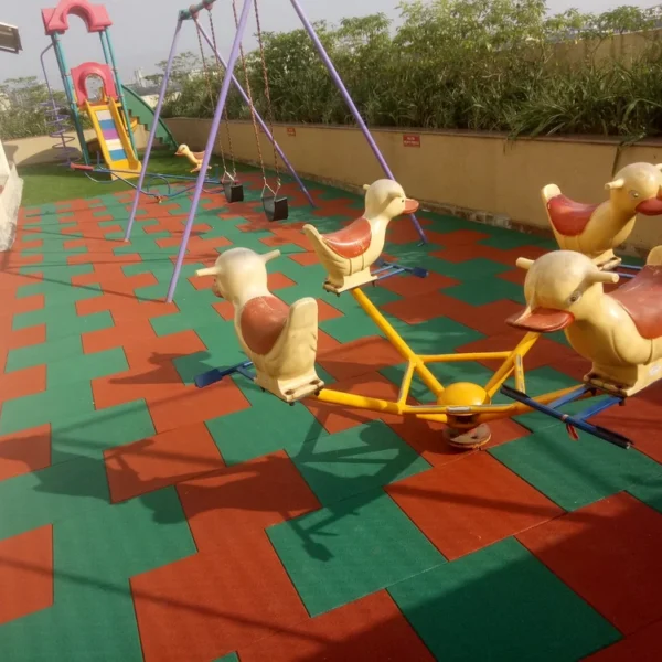 Various Multicolor Gym Floor Rubber Tile, Gyms, Play Areas