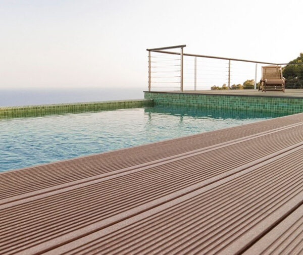 Brown & Teak WPC Decking, For Outdoor