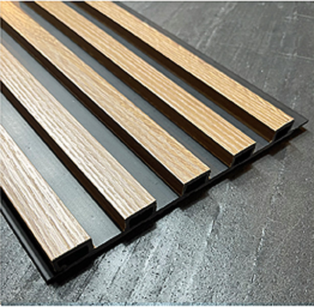 FP-191-Oak-Fluted-Panel-Black-Background.jpg FP-191 Oak Fluted Panel Black Background - Image 1