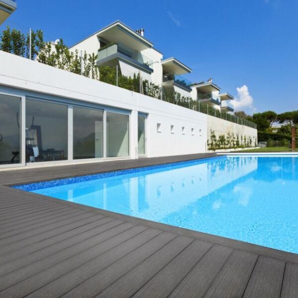 Ground Floor WPC Decking, For Swimming Pool Side Deck